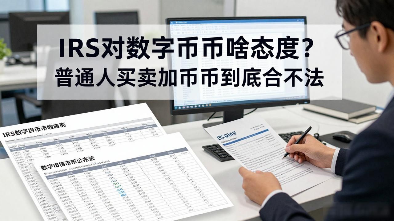 IRS对数字货币啥态度？普通人买卖加密币到底合不合法