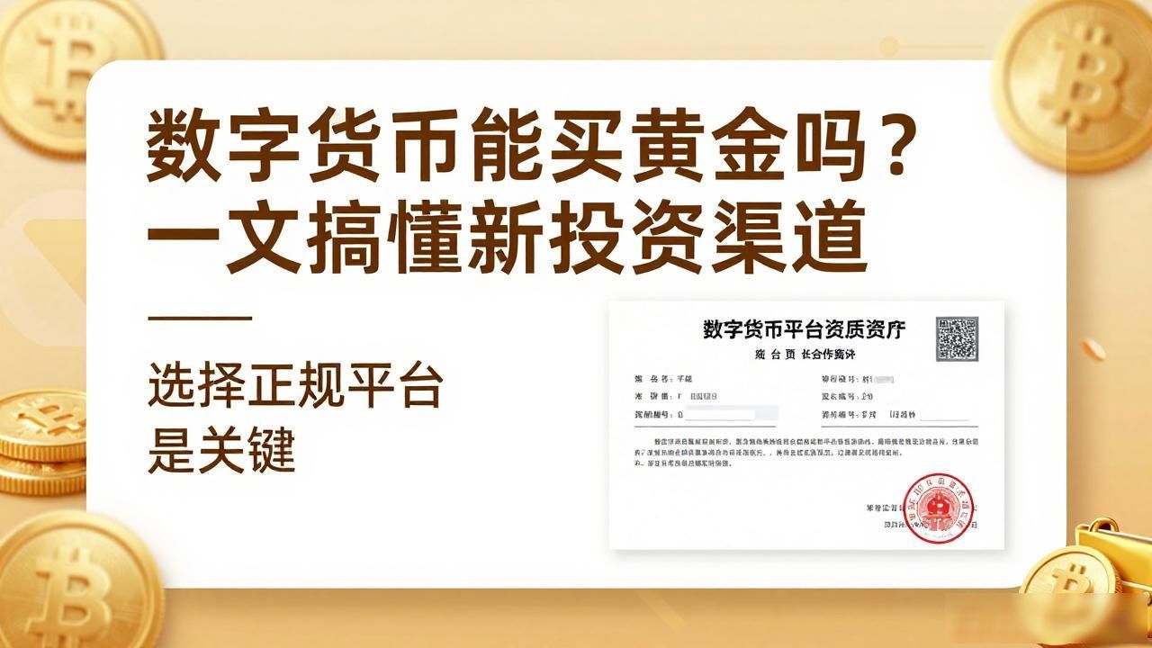 数字货币能买黄金吗？一文搞懂新投资渠道