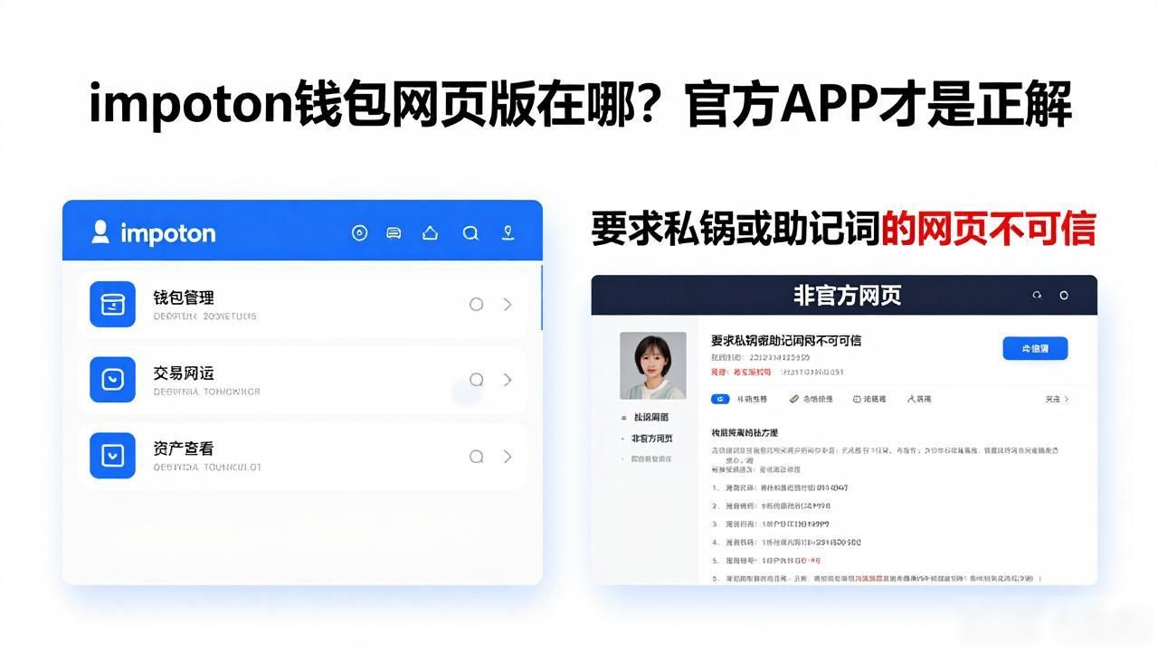 imtoken钱包网页版在哪？官方APP才是正解