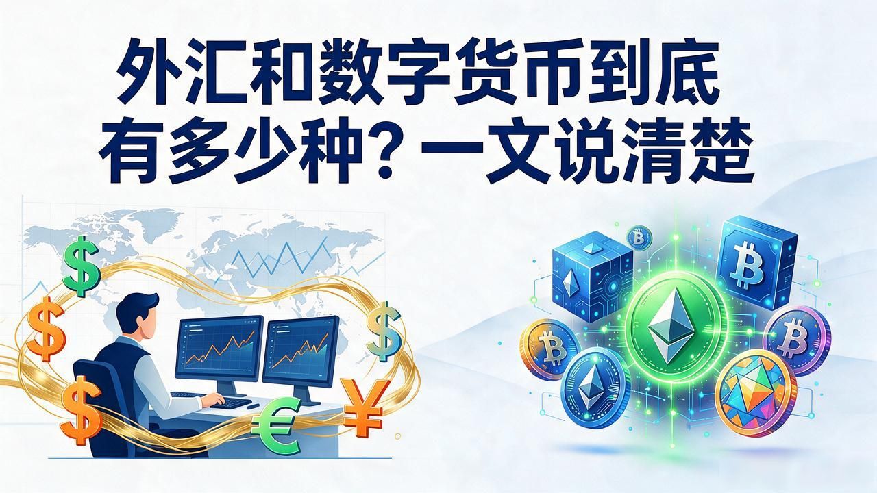 外汇和数字货币到底有多少种?一文说清楚